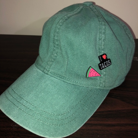watermelon baseball cap